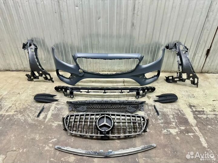 Бампер в сборе Mercedes W213 AMG До Рестайлинг