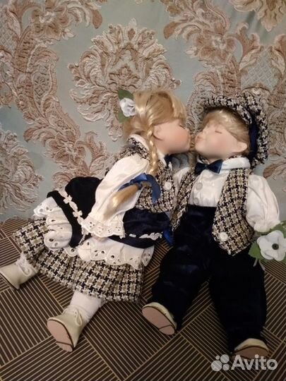 Кукла фарфоровая «Парочка»