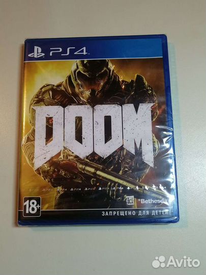 Игра для приставки ps4 Doom новый