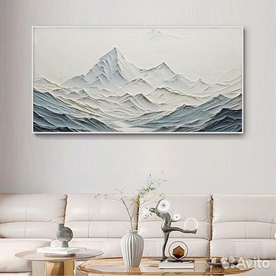 Текстурная картина Горы Премиум качество