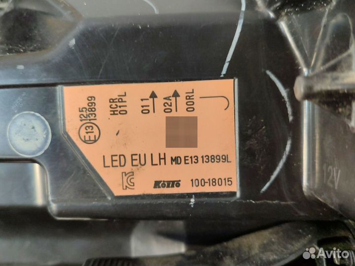 Фара Nissan Qashqai j11 Led mde1313899l