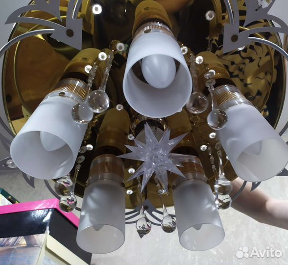 Люстра с пультом (торг)