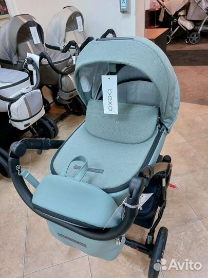 Коляска 2 в 1 Ideal Bexa (шалфей)