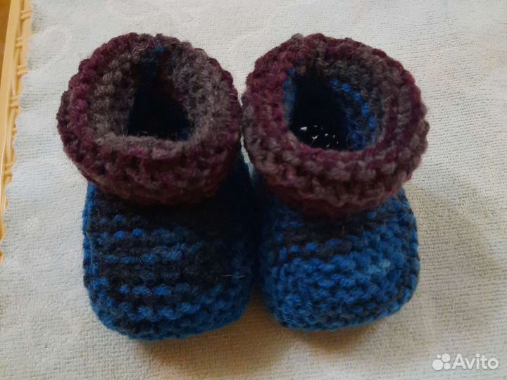 Пинетки,ручная работа (0 -6 мес)