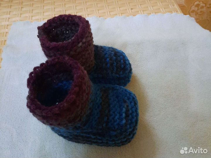 Пинетки,ручная работа (0 -6 мес)