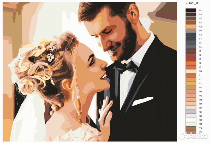 Картина по номерам с фото