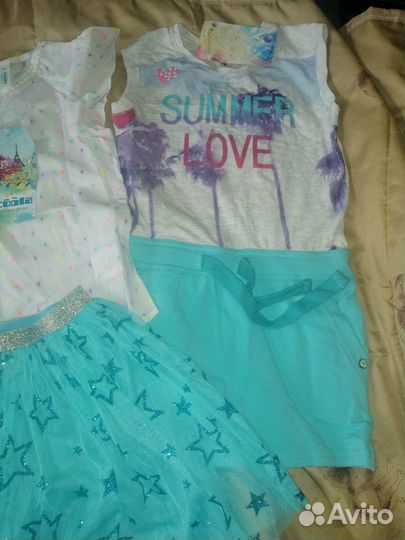 Пакетом летние вещи на р 104