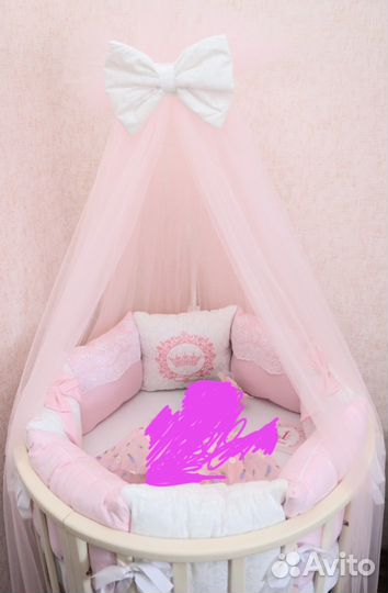 Детская кроватка 8 в 1 с маятником