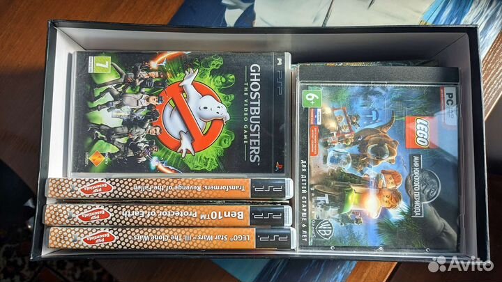 Коробка игр для пк и psp