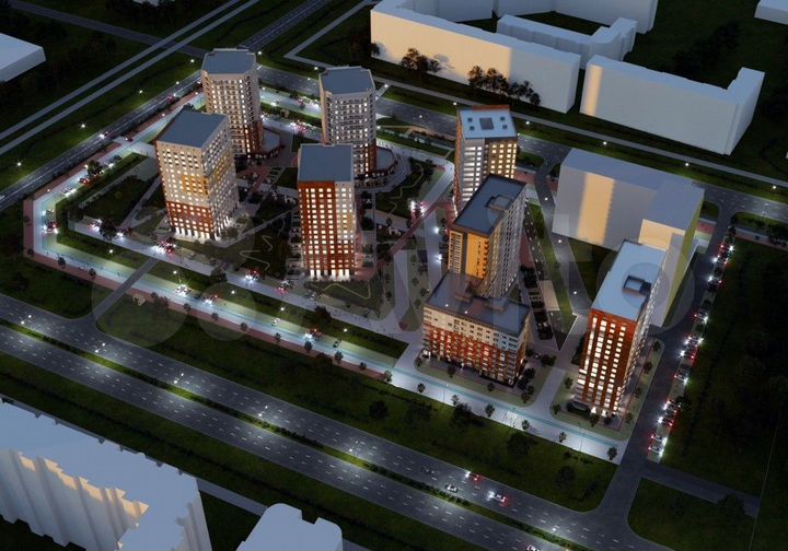 1-к. квартира, 42,5 м², 9/17 эт.