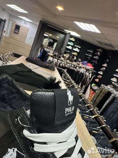 Кроссовки Polo Ralph lauren (мех)