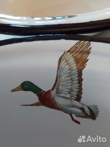 Тарелки для охотника. Утка и селезень. СССР