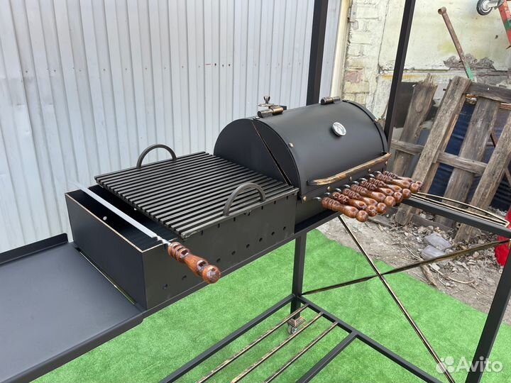 Гриль-барбекю №0556/23 с навесом и мангалом