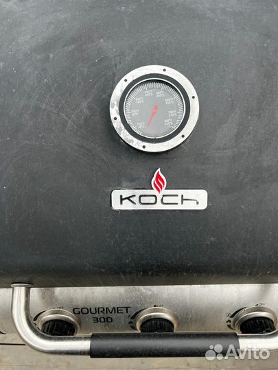 Гриль газовый koch gourmet 300 3 горелки