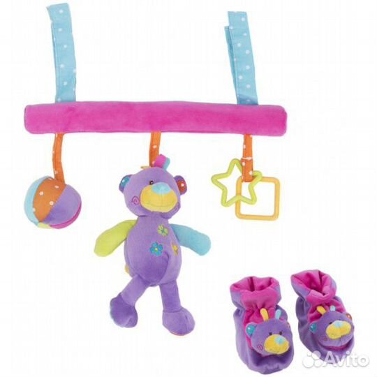 Игрушка-подвеска Мишка и пинетки mapa baby