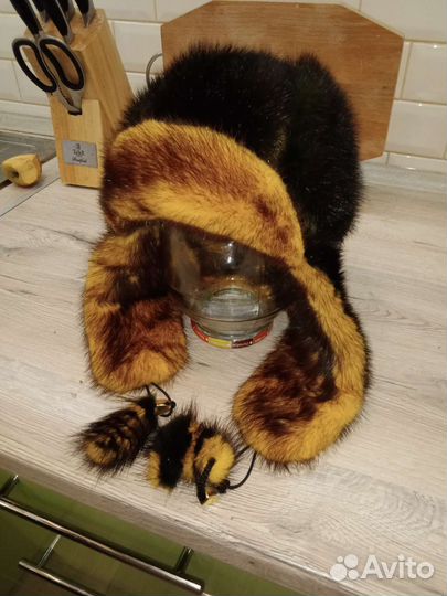 Шапка норковая женская