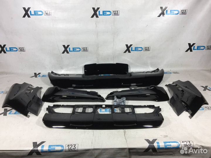 Обвес BMW X5 E70 чёрный глянец дорестайлинг