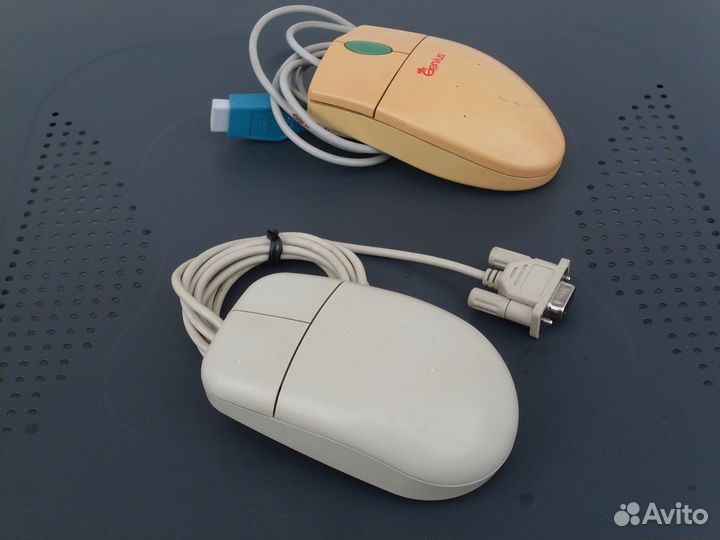 Ретро мышь mitsumi ECM-S3101 +мышь genius в дар
