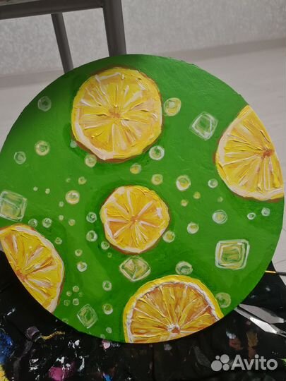 Интерьерная картина большая текстурная