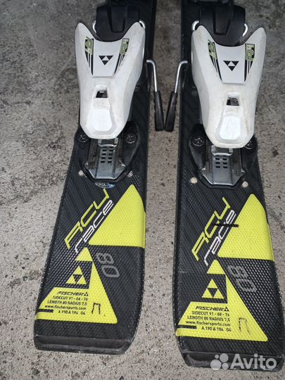 Горные лыжи 80 детские Fisher race RC4