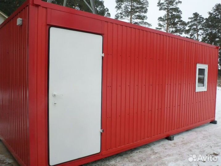 Бытовка 8 м строительная - (№4)