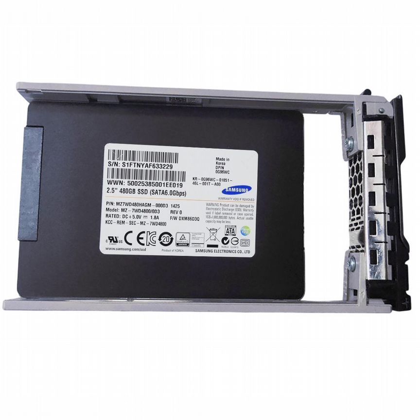 [G96WC] Жесткий Диск Dell 480gb Sata3 2,5" Ssd G96wc