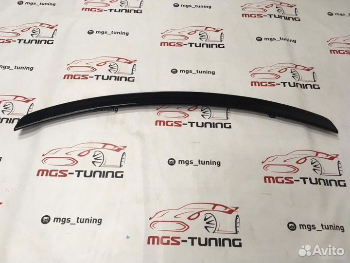 Лип спойлер на Mercedes CLS-class w219 Черный