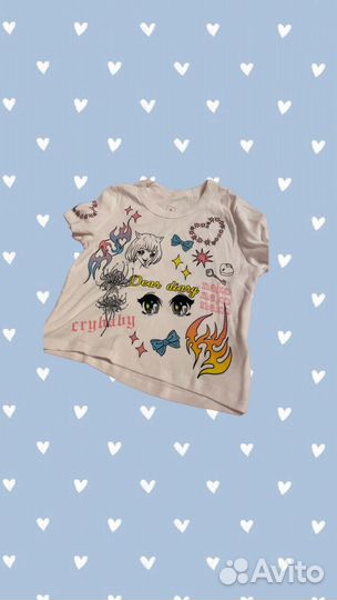 Топ-футболка anime, S