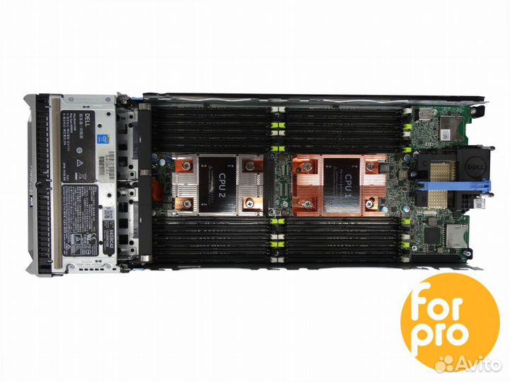 Лезвие dell M630 2xE5-2690v4 768GB, H330