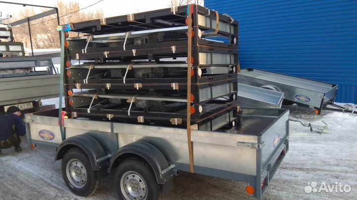 Прицеп 2 осный сибирь 340х150 реально сильный