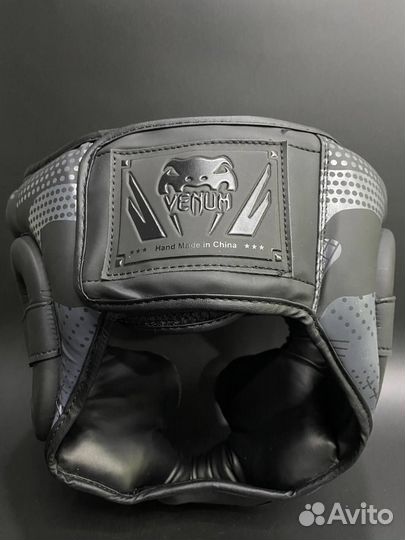 Шлем Venum Army Grey кож.зам