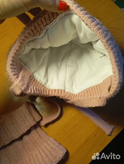 Детская шапка+манишка