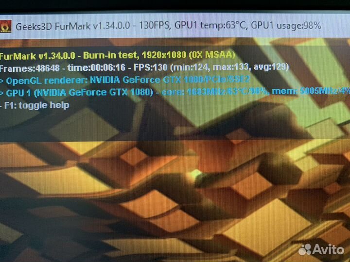 Видеокарта Nvidia GTX 1080 8GB Gigabyte