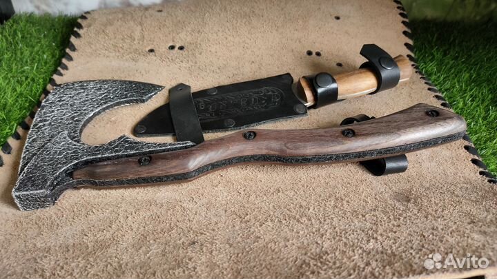 Подарочный набор в чехле топор и нож