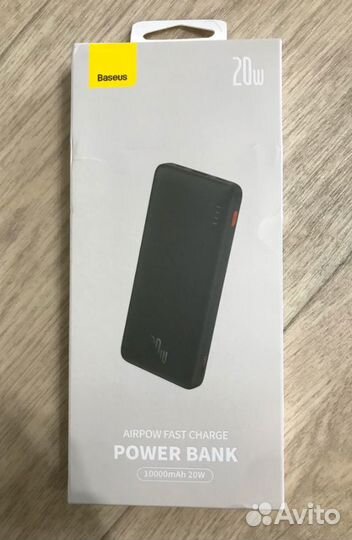 Пауэрбанк Baseus 10000 новый