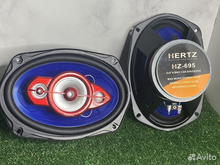 Динамики овалы 6х9 hertz 1200w арт922