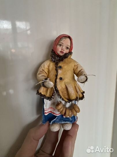 Елочные игрушки из ваты