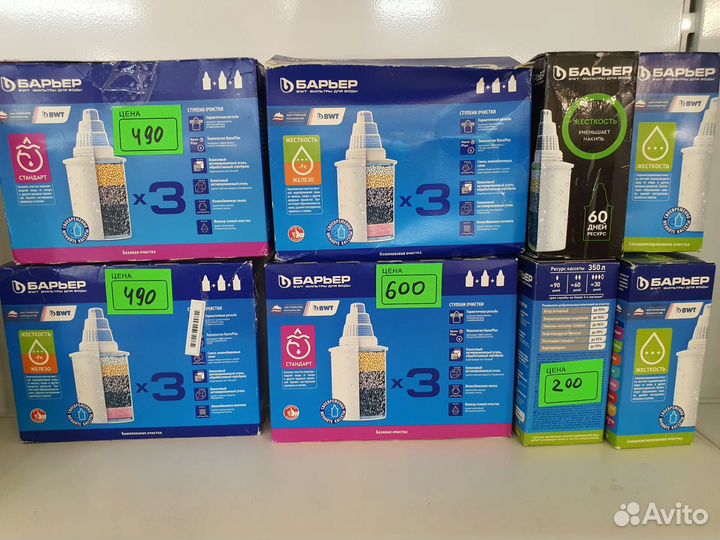 Сменные картриджи для фильтра барьер