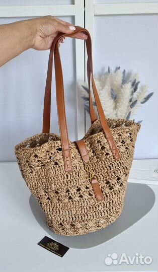 Сумка плетёная YSL