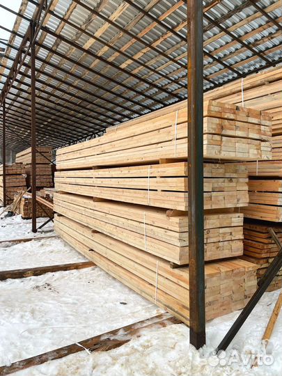 Доска обрезная 40х200х6000мм от производителя