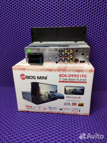 Магнитола 1 din с экраном 7