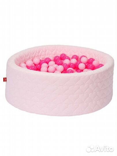 Сухие бассейны Bällebad Soft Cosy Heart Rosa