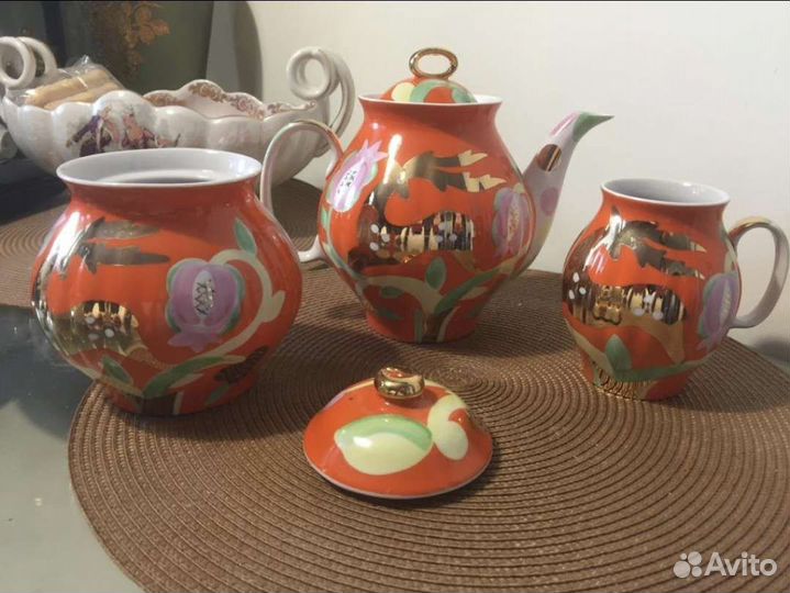 Предметы из сервиза Золотой олень