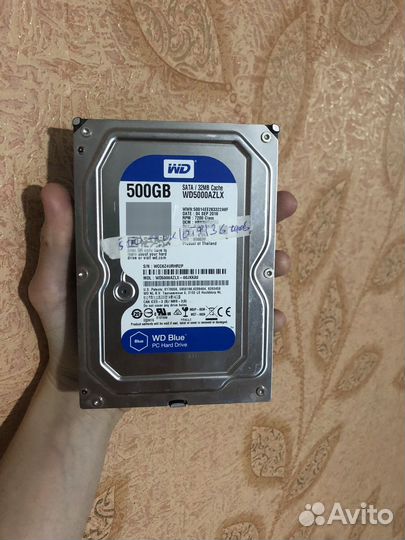Жесткий диск wd 500