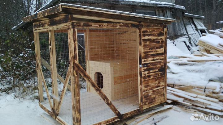 Собачья будка, вольер