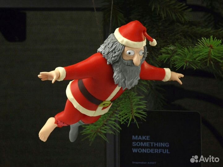 Ёлочная игрушка Санта из 