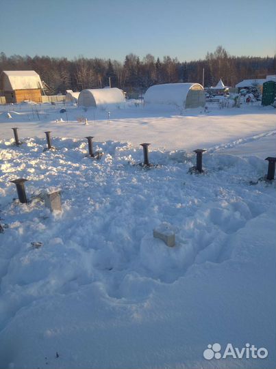 Монтаж винтовых свай