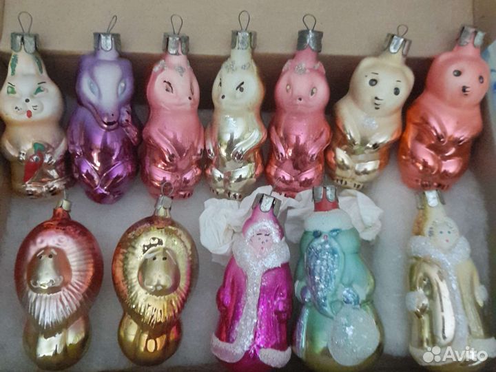 Елочные игрушки СССР