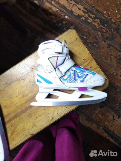 Коньки детские раздвижные 31-35