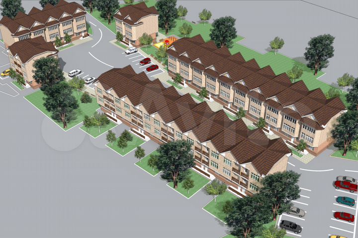 Таунхаус 200 м² на участке 4 сот.